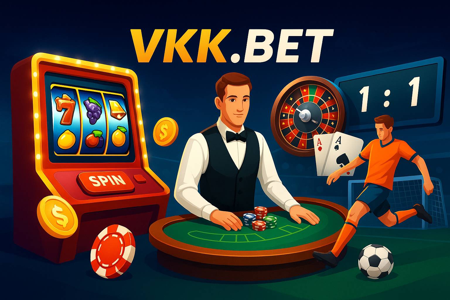Jogos de cassino online inovadores e emocionantes na VKK.BET